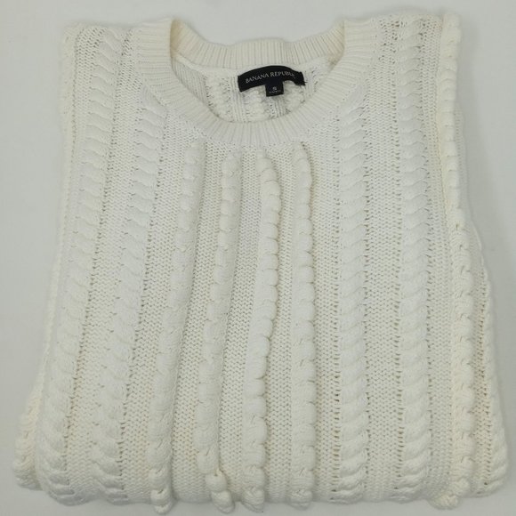 Banana Republic Sweaters - Women's Banana Republic Cable Knit Crewneck Sweater